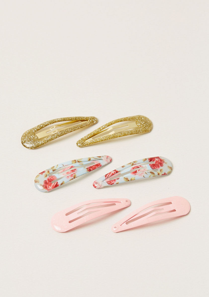 Charmz Assorted Hair Clip - Set of 6-Hair Accessories-image-0
