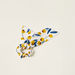Charmz Floral Print Scrunchie with Bow Detail-Hair Accessories-thumbnail-1
