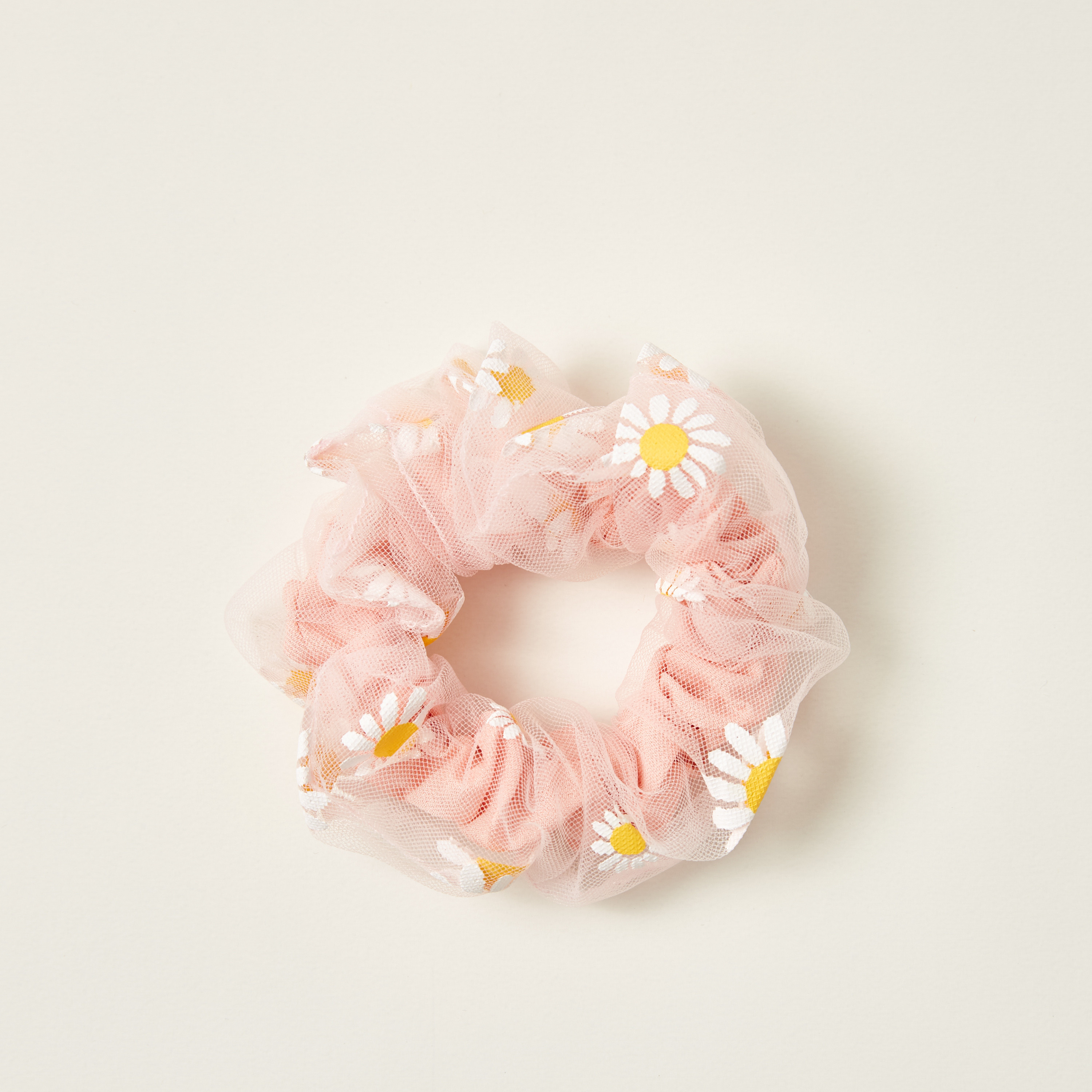 Charmz Floral Print Hair Scrunchie-baby-girls-accessories-hairaccessories-image-1
