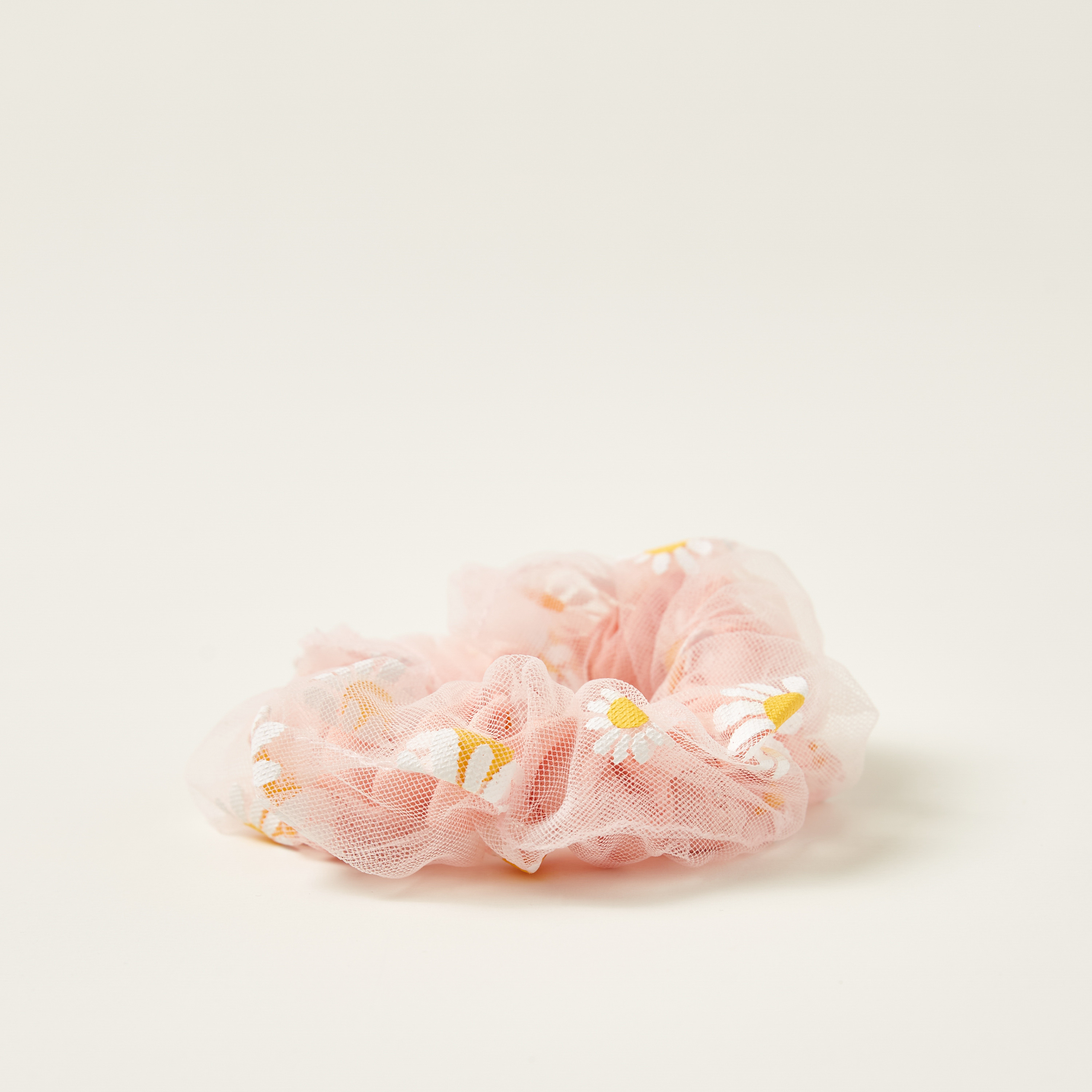 Charmz Floral Print Hair Scrunchie-baby-girls-accessories-hairaccessories-image-2