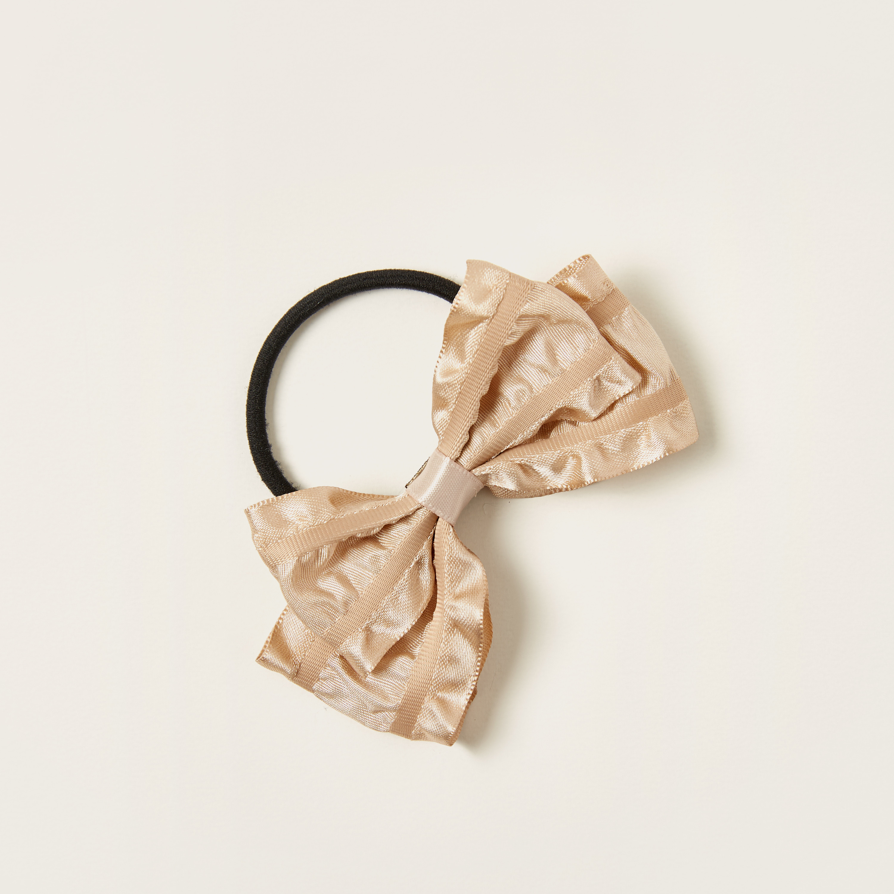 Charmz Hair Tie with Bow Applique-baby-girls-accessories-hairaccessories-image-1