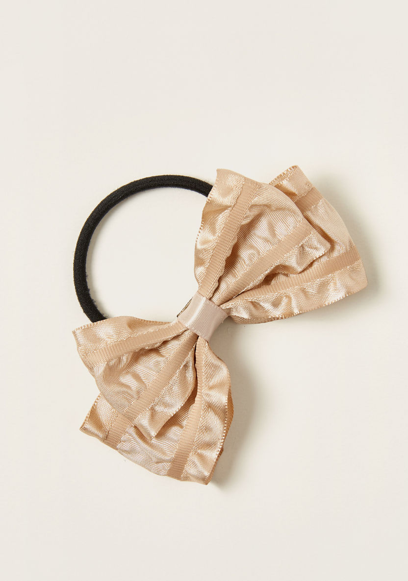 Charmz Hair Tie with Bow Applique-Hair Accessories-image-0
