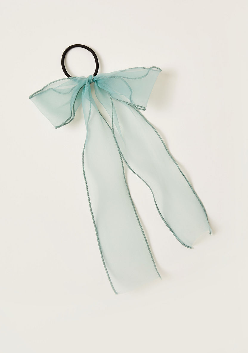 Charmz Hair Tie with Knotted Bow Accent-Hair Accessories-image-0