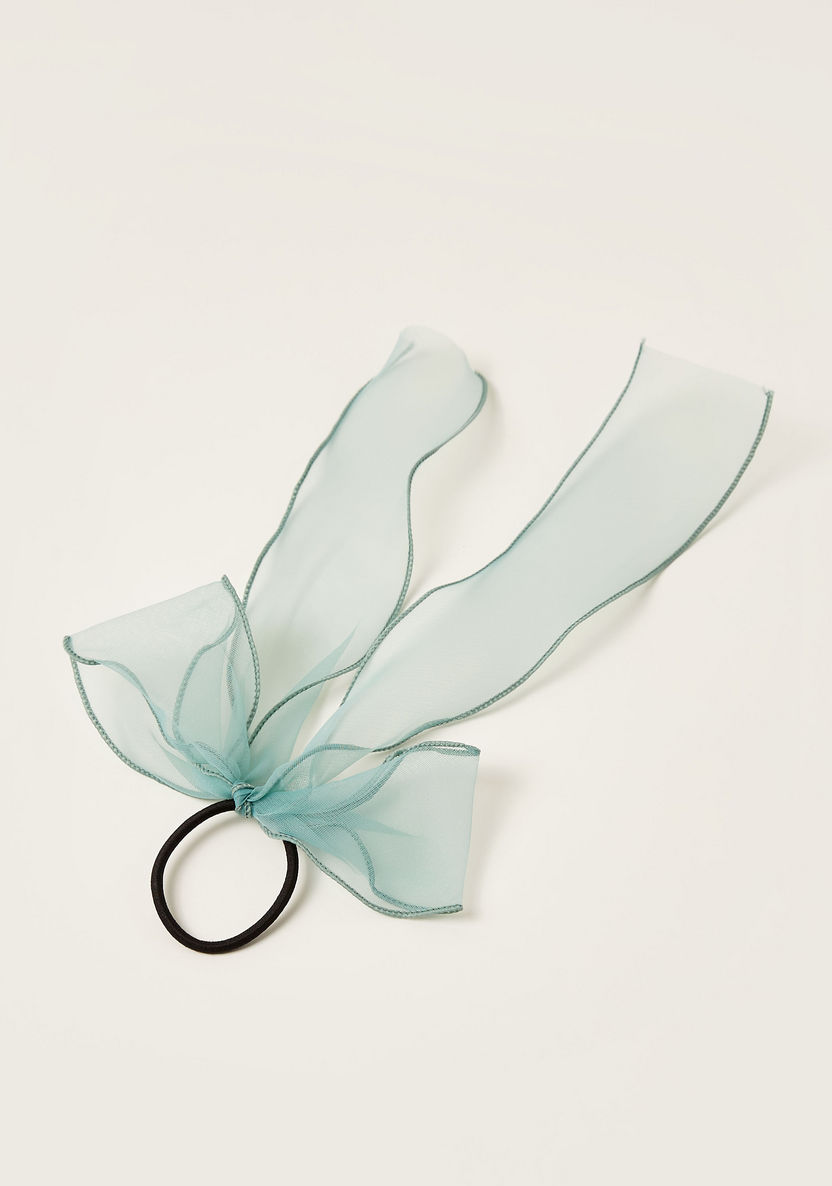 Charmz Hair Tie with Knotted Bow Accent-Hair Accessories-image-1
