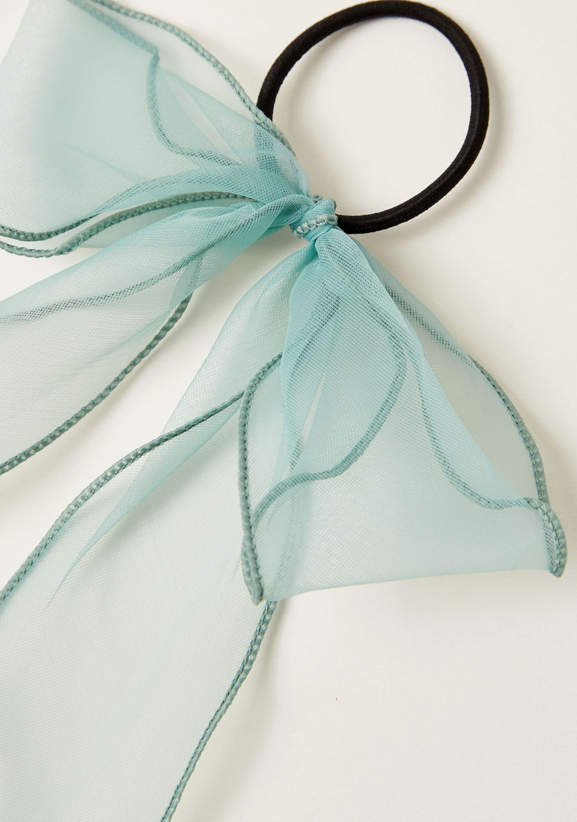 Charmz Hair Tie with Knotted Bow Accent-Hair Accessories-image-2