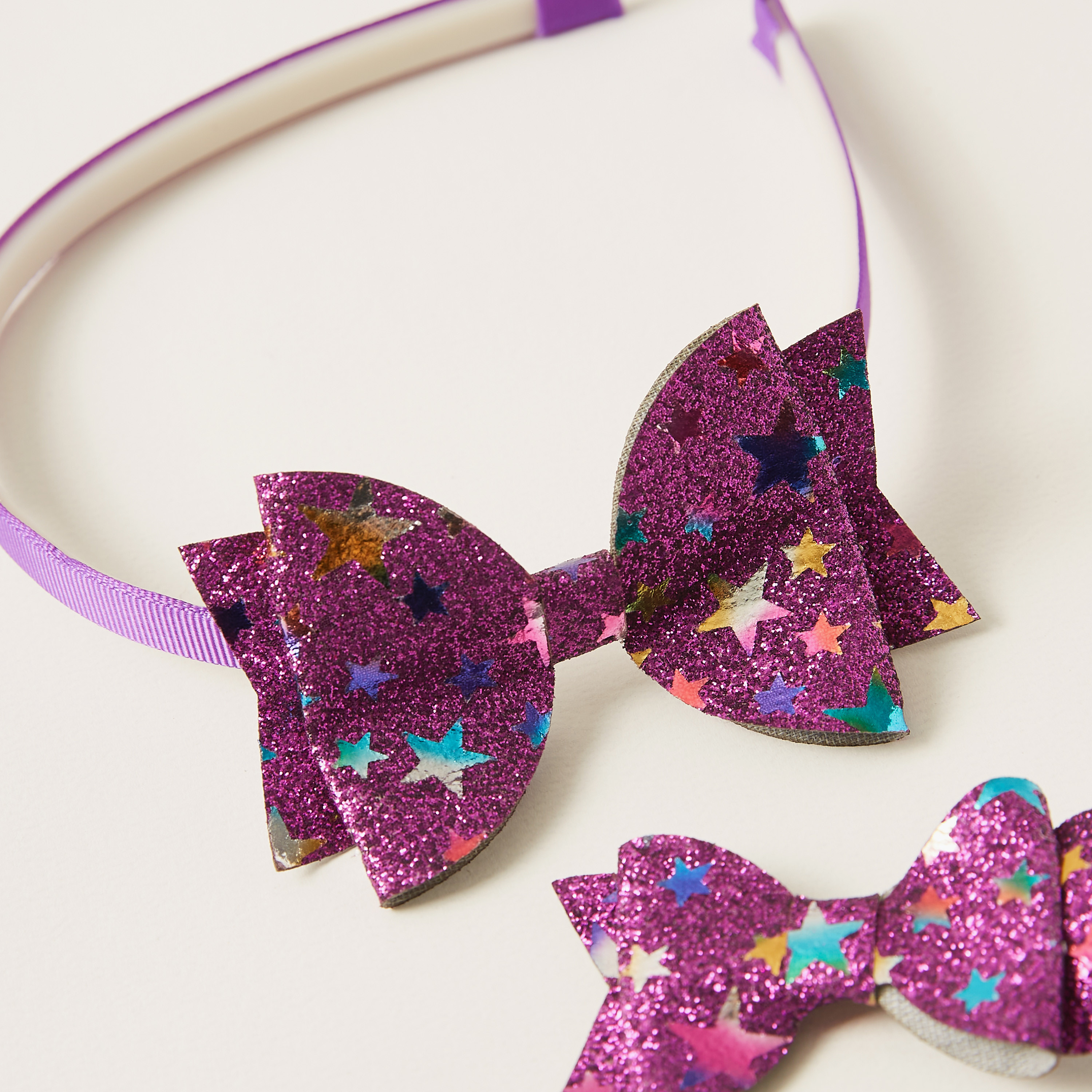 Charmz Bow Accented Headband and Hair Clip Set-baby-girls-accessories-hairaccessories-image-5