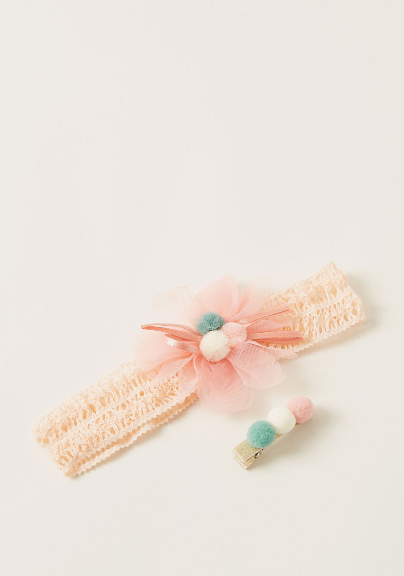 Charmz Embellished Headband and Hair Clip Set-Hair Accessories-image-0