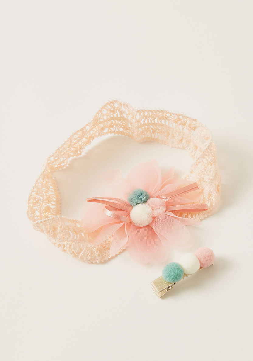 Charmz Embellished Headband and Hair Clip Set-Hair Accessories-image-2