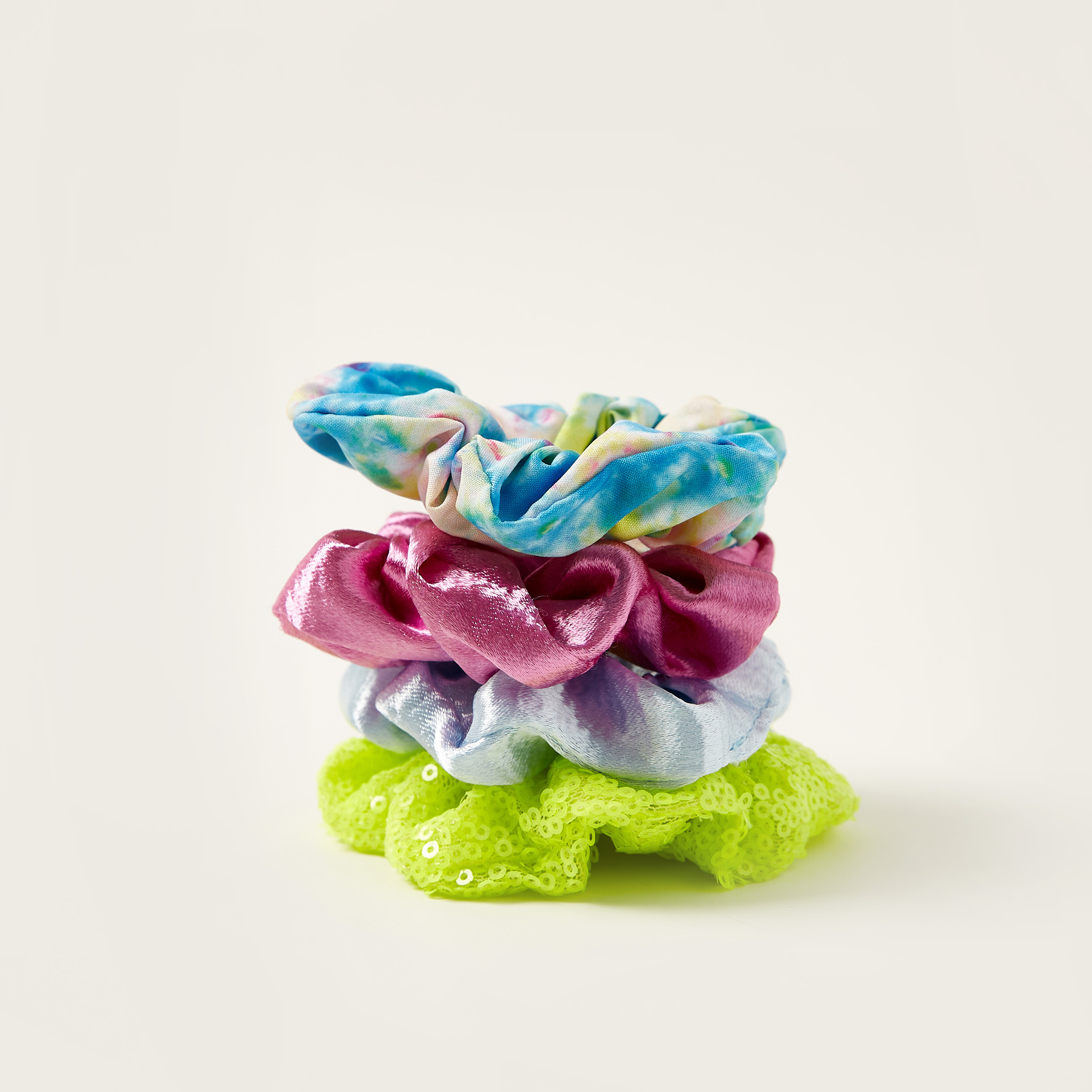 Charmz Assorted Hair Ties - Set of 4-baby-girls-accessories-hairaccessories-image-1