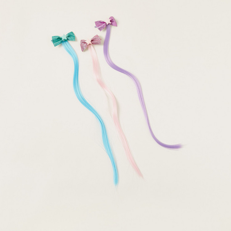 Charmz Glitter Hairpin with Star Detail - Set of 3