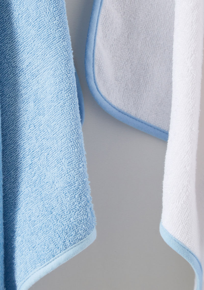 Juniors 2-Piece Hooded Towel Set - 75x75 cms-Towels and Flannels-image-2