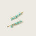 Charmz Stone Studded Hair Pin - Set of 2-Hair Accessories-thumbnail-1