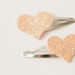 Charmz 2-Piece Glitter Heart Applique Hair Clip Set-Hair Accessories-thumbnail-2