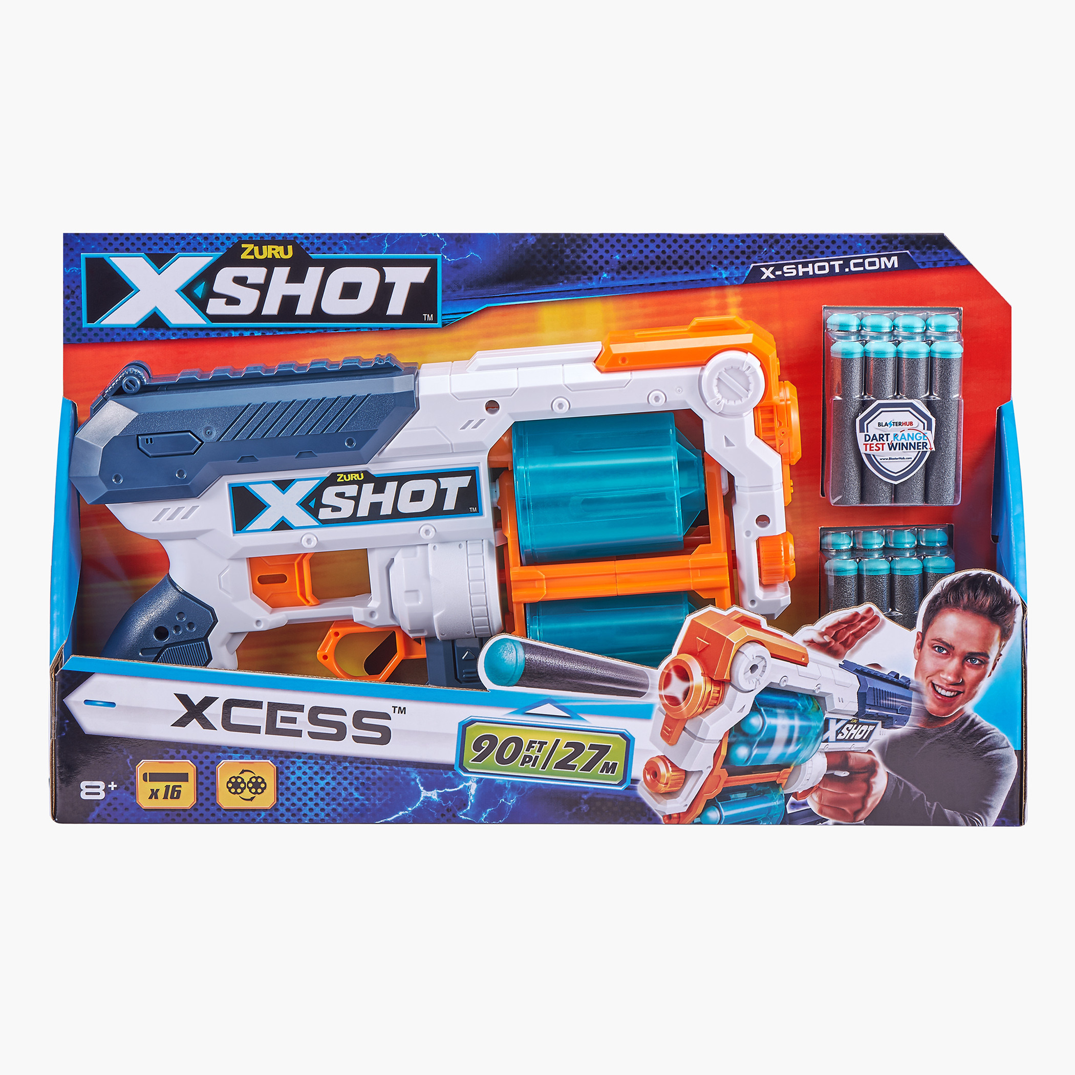 X-Shot Excel Xcess TK-12 with 16 Darts-toys-outdoor-gunsandfoamblasters-image-1