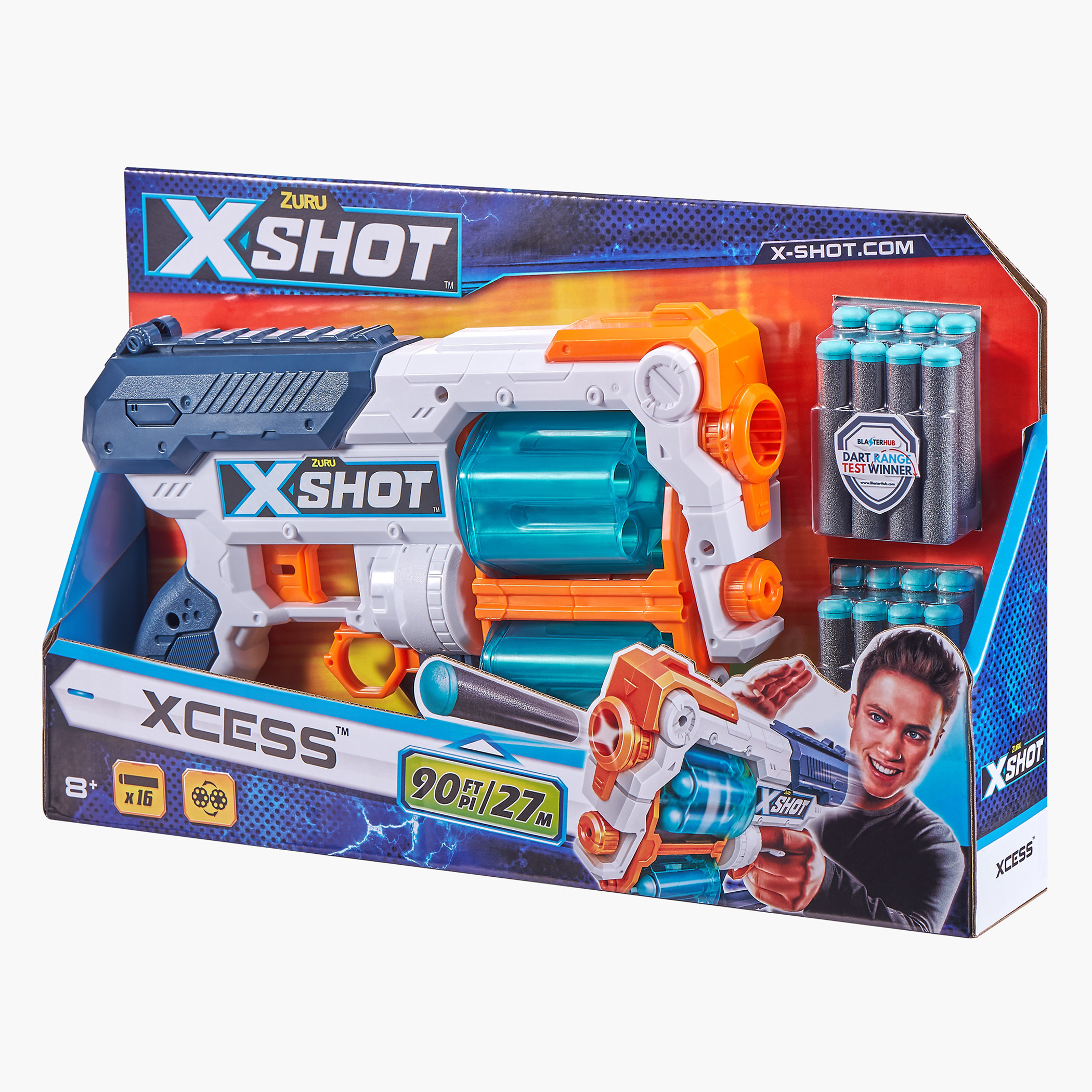 X-Shot Excel Xcess TK-12 with 16 Darts-toys-outdoor-gunsandfoamblasters-image-2