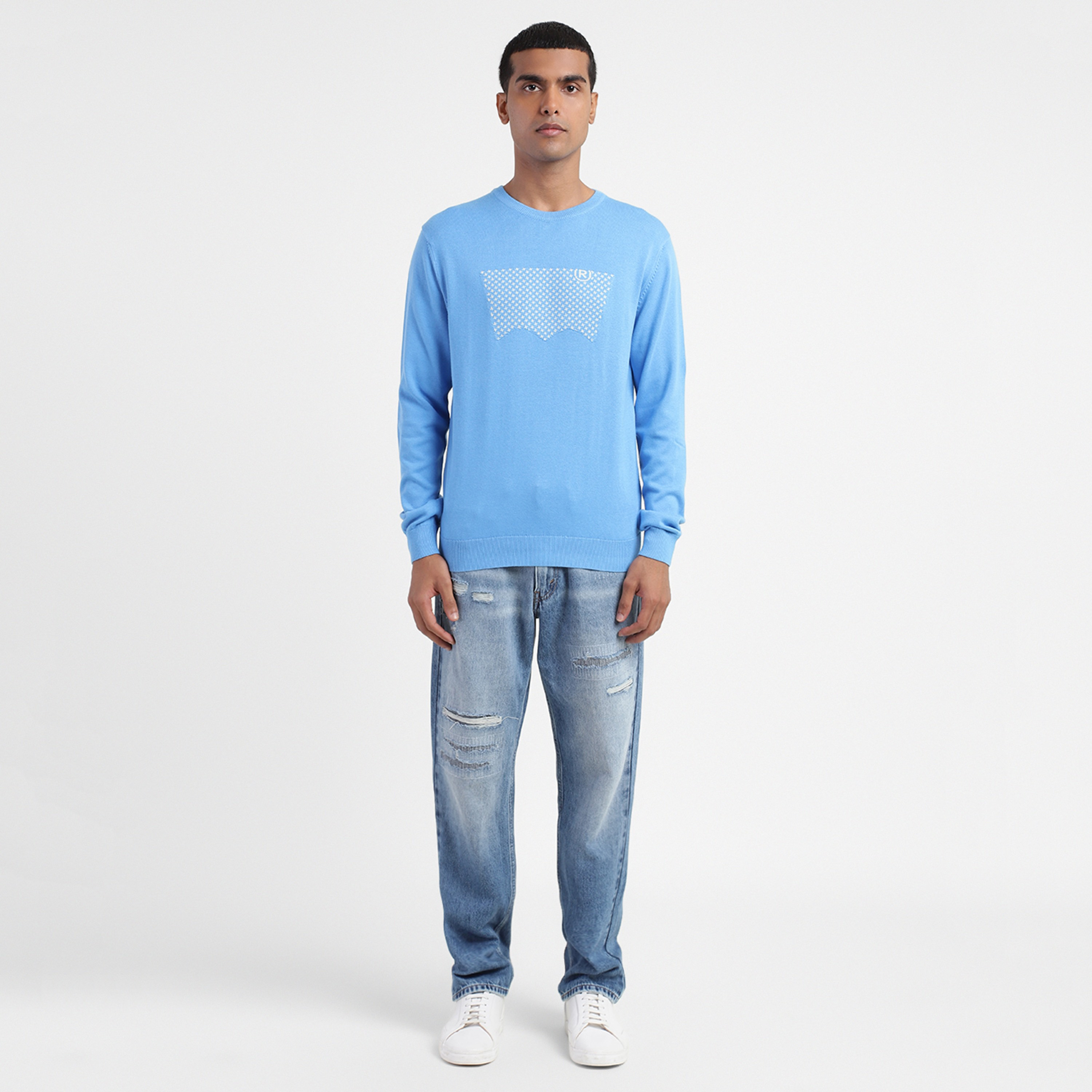 Levi's Batwing Logo Crew Neck Long Sleeves Pullover-men-clothing-sweatersandpullovers-image-2