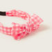 Charmz Checked Hairband with Bow Detail-Hair Accessories-thumbnail-1