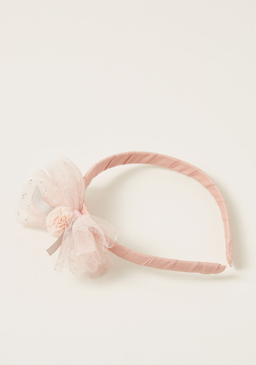 Charmz Solid Hairband with Bow Detail-Hair Accessories-image-0