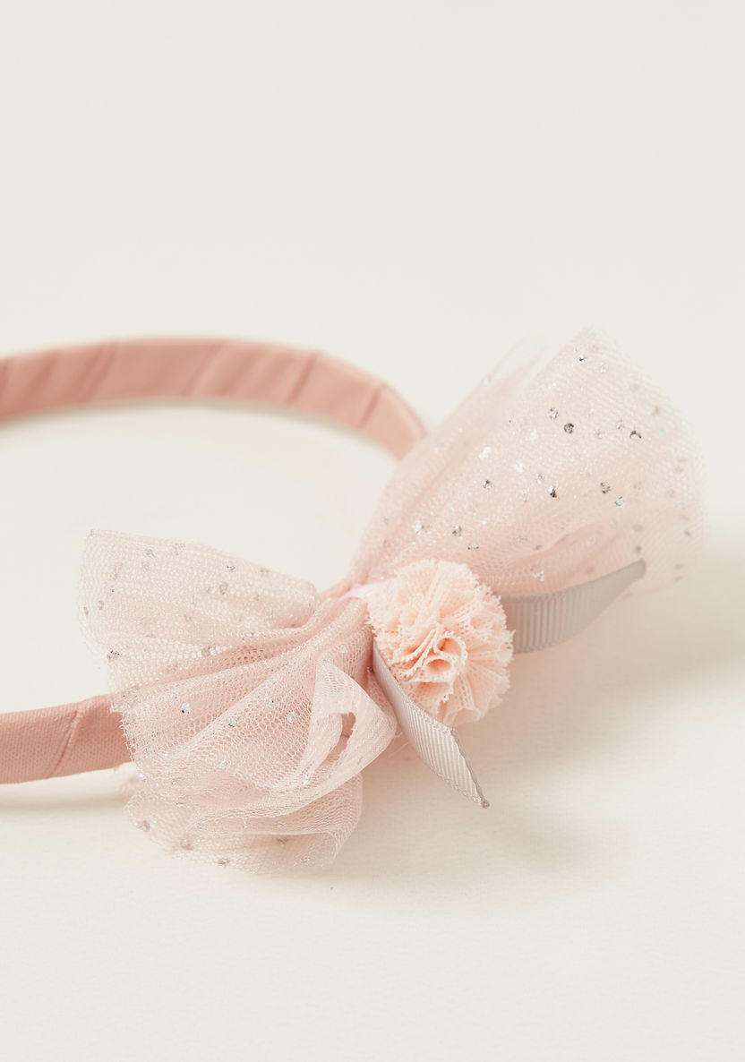 Charmz Solid Hairband with Bow Detail-Hair Accessories-image-1