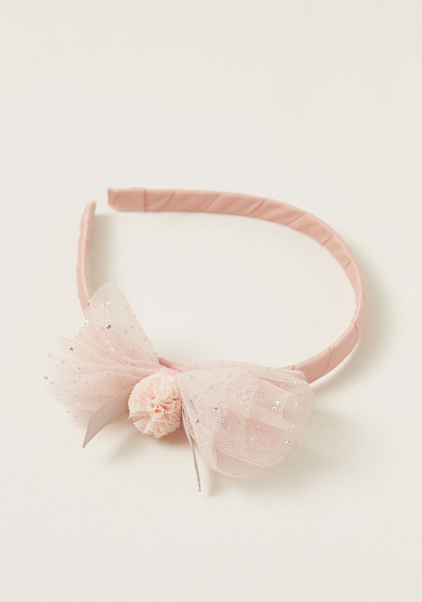 Charmz Solid Hairband with Bow Detail-Hair Accessories-image-2