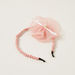 Charmz Ruffle Hairband with Mesh and Pearl Detail-Hair Accessories-thumbnail-0