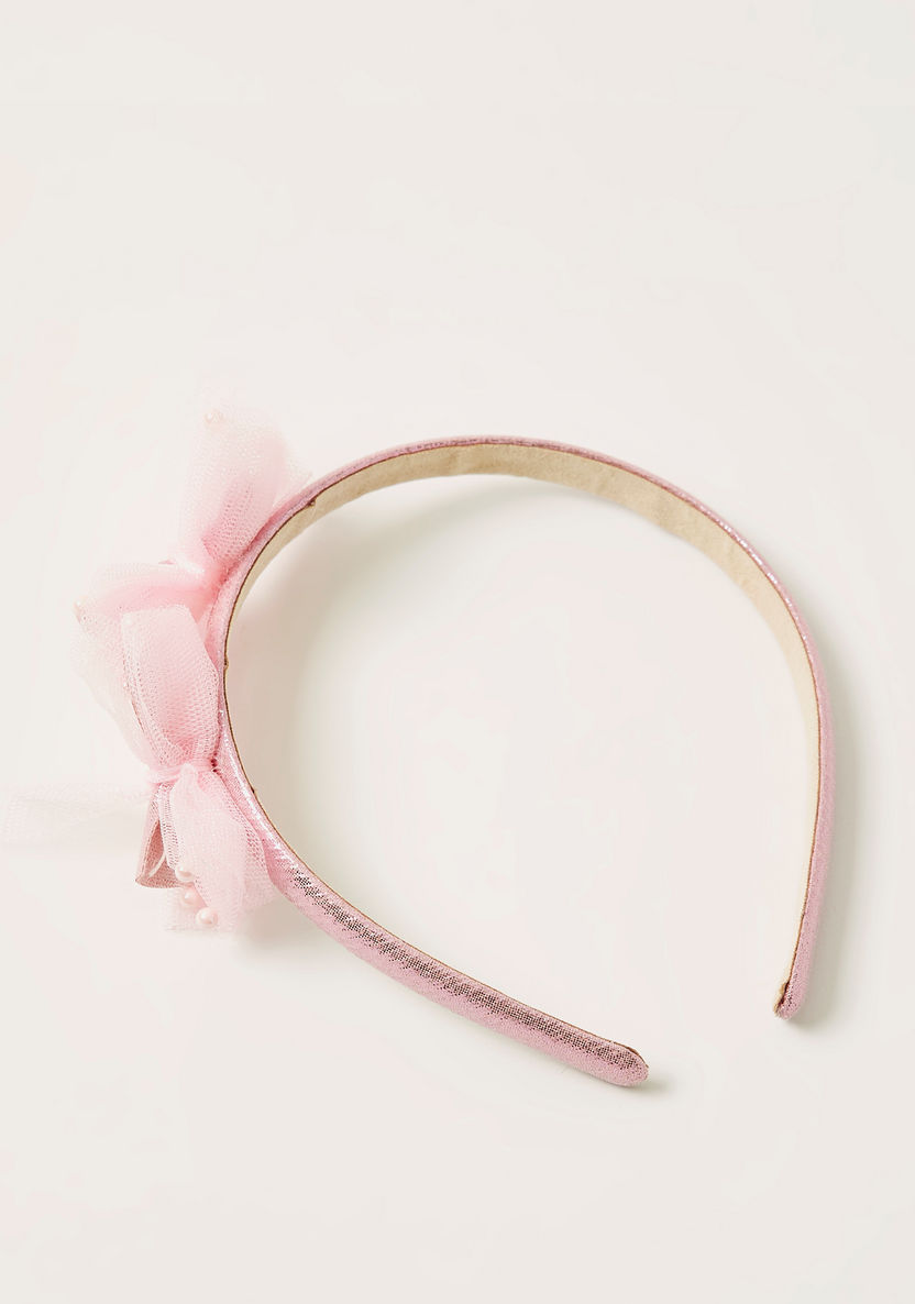 Charmz Glitter Hairband with Mesh Detail-Hair Accessories-image-0