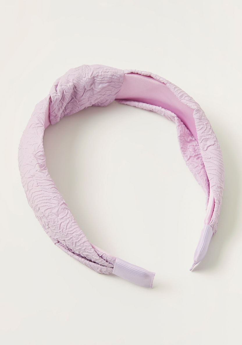 Charmz Textured Knot Detail Hair Band-Hair Accessories-image-0