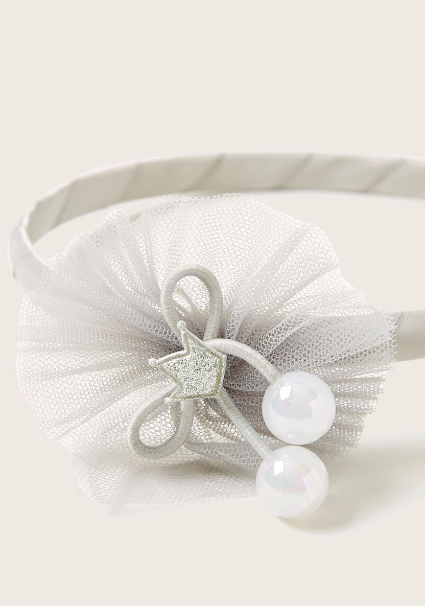 Charmz Hair Band with Bow Applique Detail-Hair Accessories-image-1