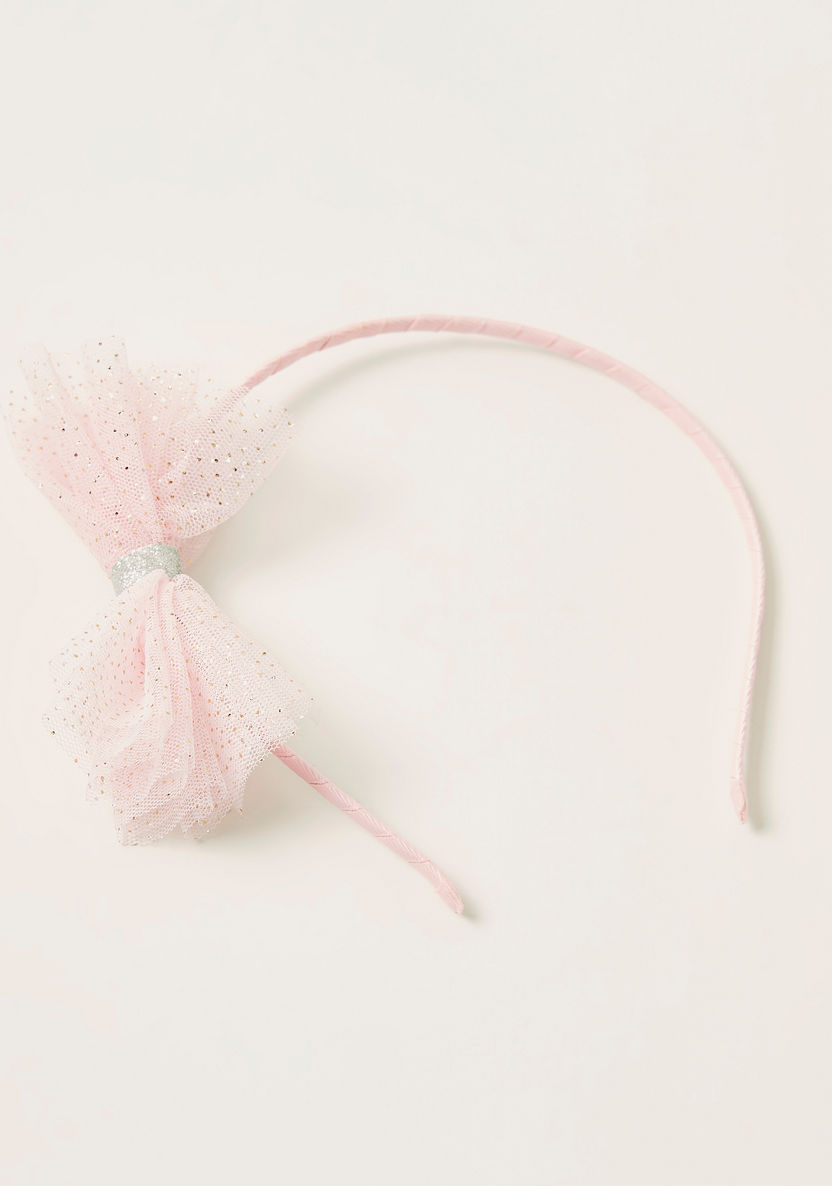 Charmz Embellished Hair Band with Bow Applique Detail-Hair Accessories-image-0