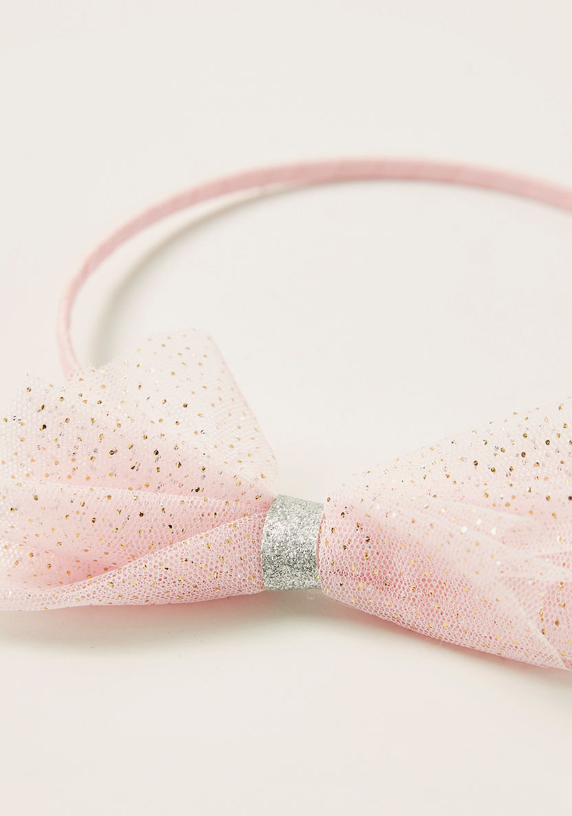 Charmz Embellished Hair Band with Bow Applique Detail-Hair Accessories-image-1
