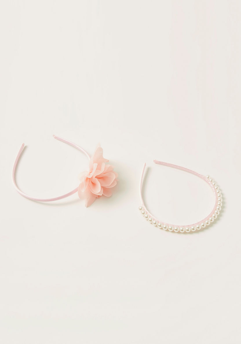 Charmz Assorted Hair Band with Embellished Detail - Set of 2-Hair Accessories-image-3