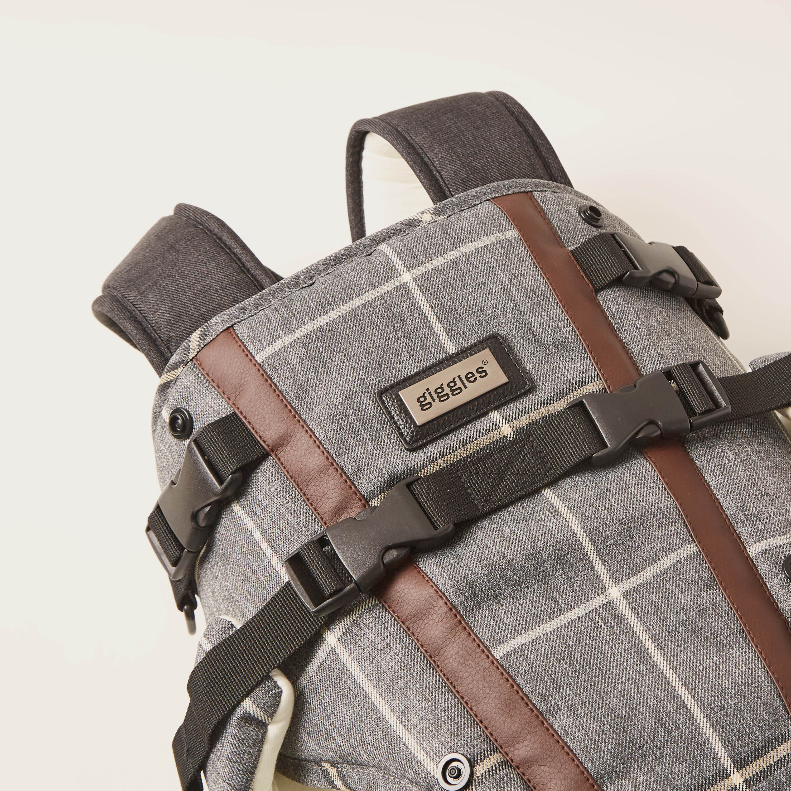 Giggles Zen Lewis Checked Baby Carrier-baby-gear-babycarriers-image-2