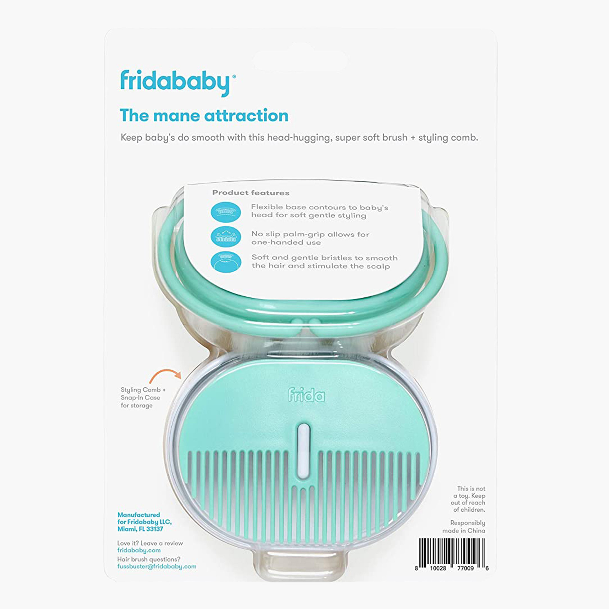 Fridababy Baby Head Hugging Hairbrush and Styling Comb Set-baby-bathandcare-hairbodyskincare-image-7