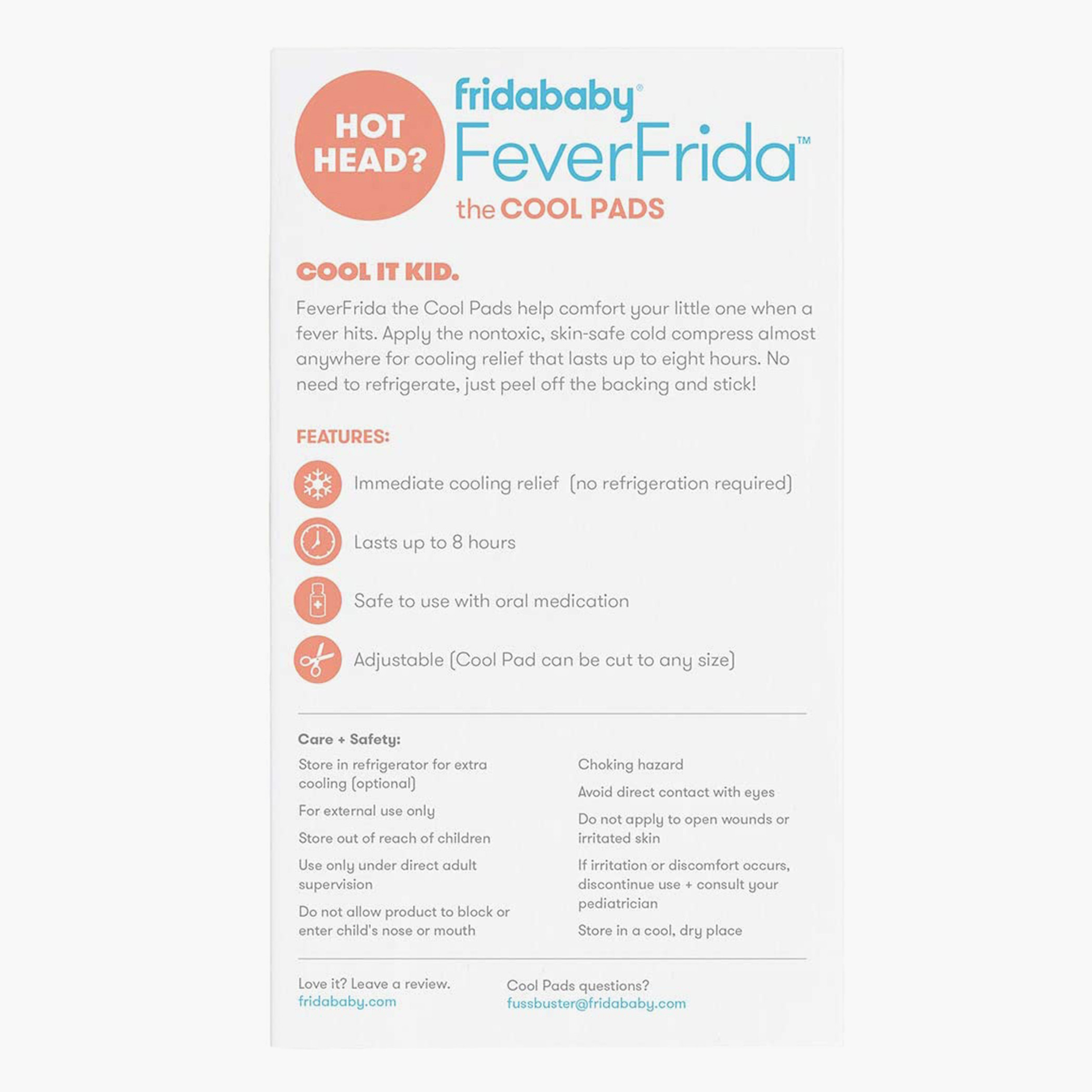 Fridababy FeverFrida Cool Pads - Set of 5-baby-healthandsafety-thermometersandaspirators-image-4