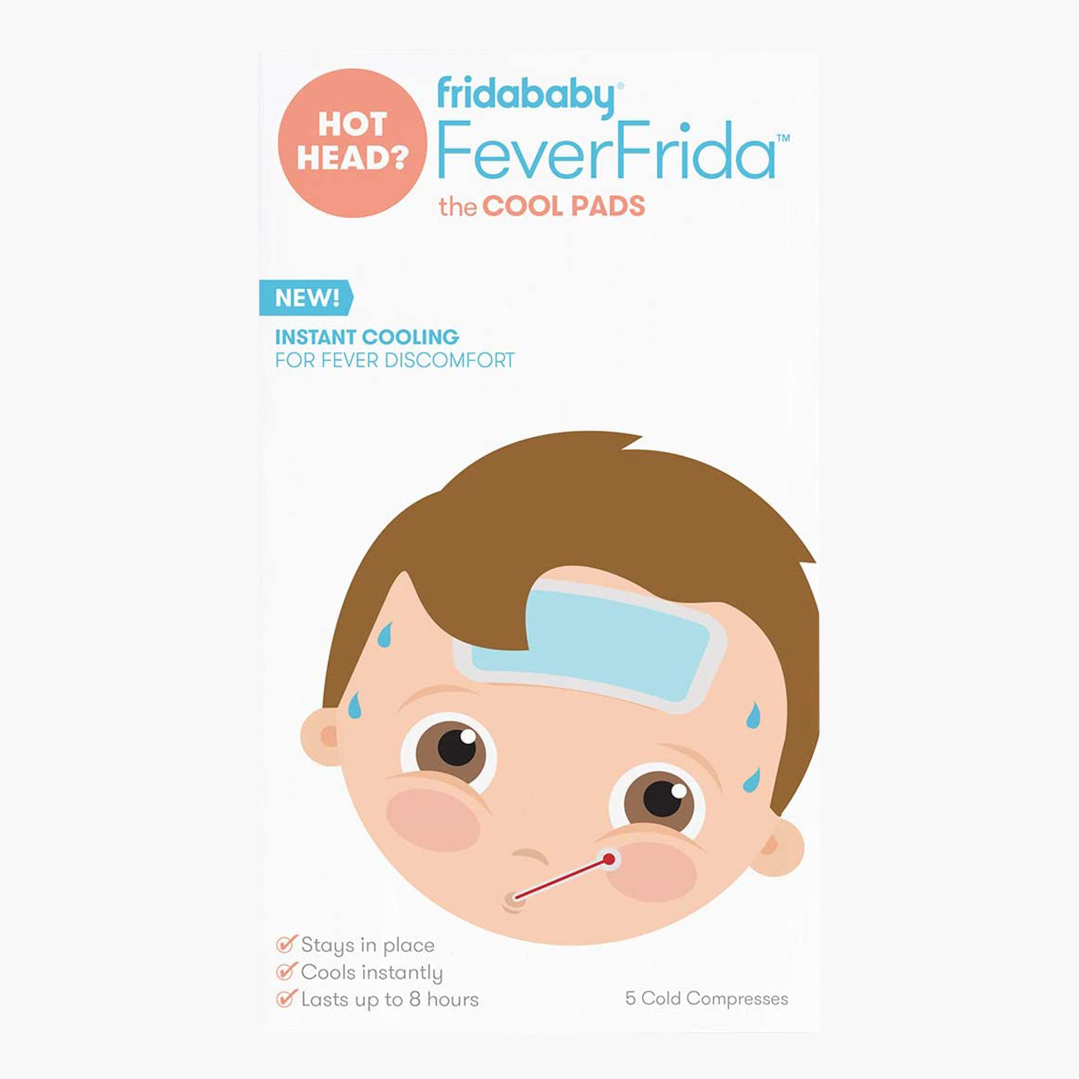 Fridababy FeverFrida Cool Pads - Set of 5-baby-healthandsafety-thermometersandaspirators-image-7
