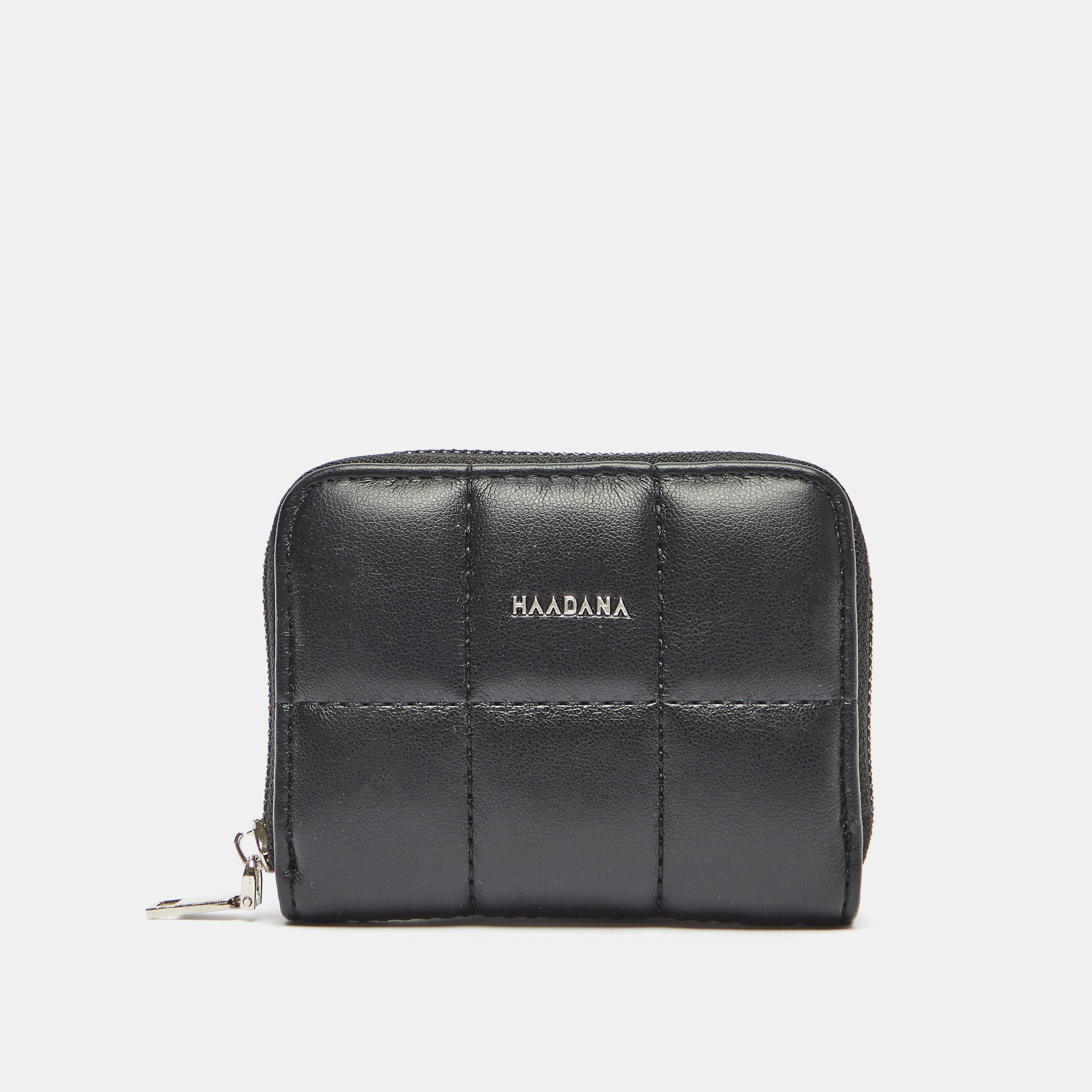 Haadana Quilted Wallet with Zip Closure-women-bagsandwallets-wallets-image-1