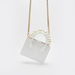Missy Animal Textured Tote Bag with Pearl Chain Accent-Women%27s Handbags-thumbnail-1