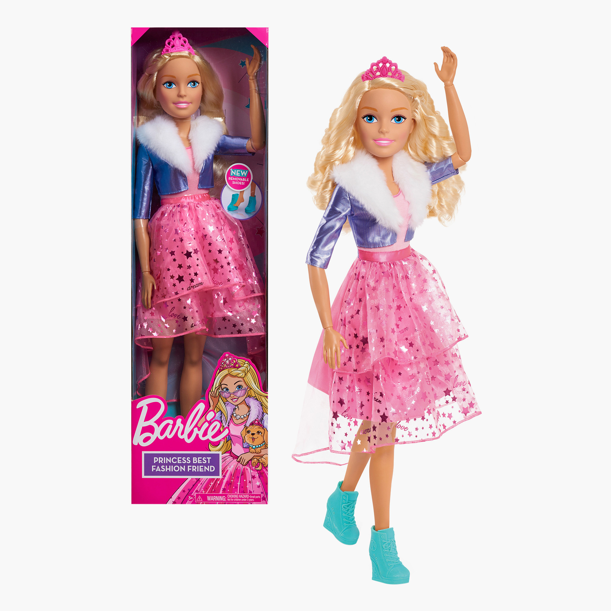 Barbie Princess Best Fashion Friend Doll - 28 Inches-toys-dollsandplaysets-dollplaysets-image-1