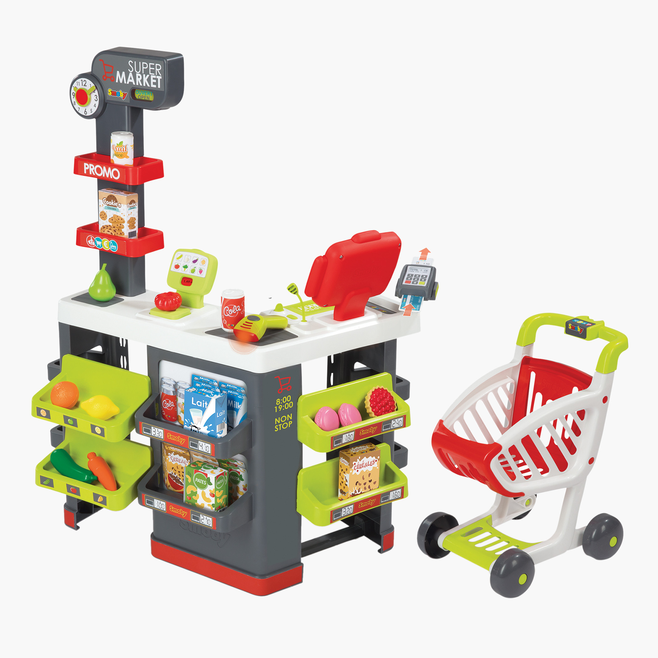 Smoby supermarket hot sale playset