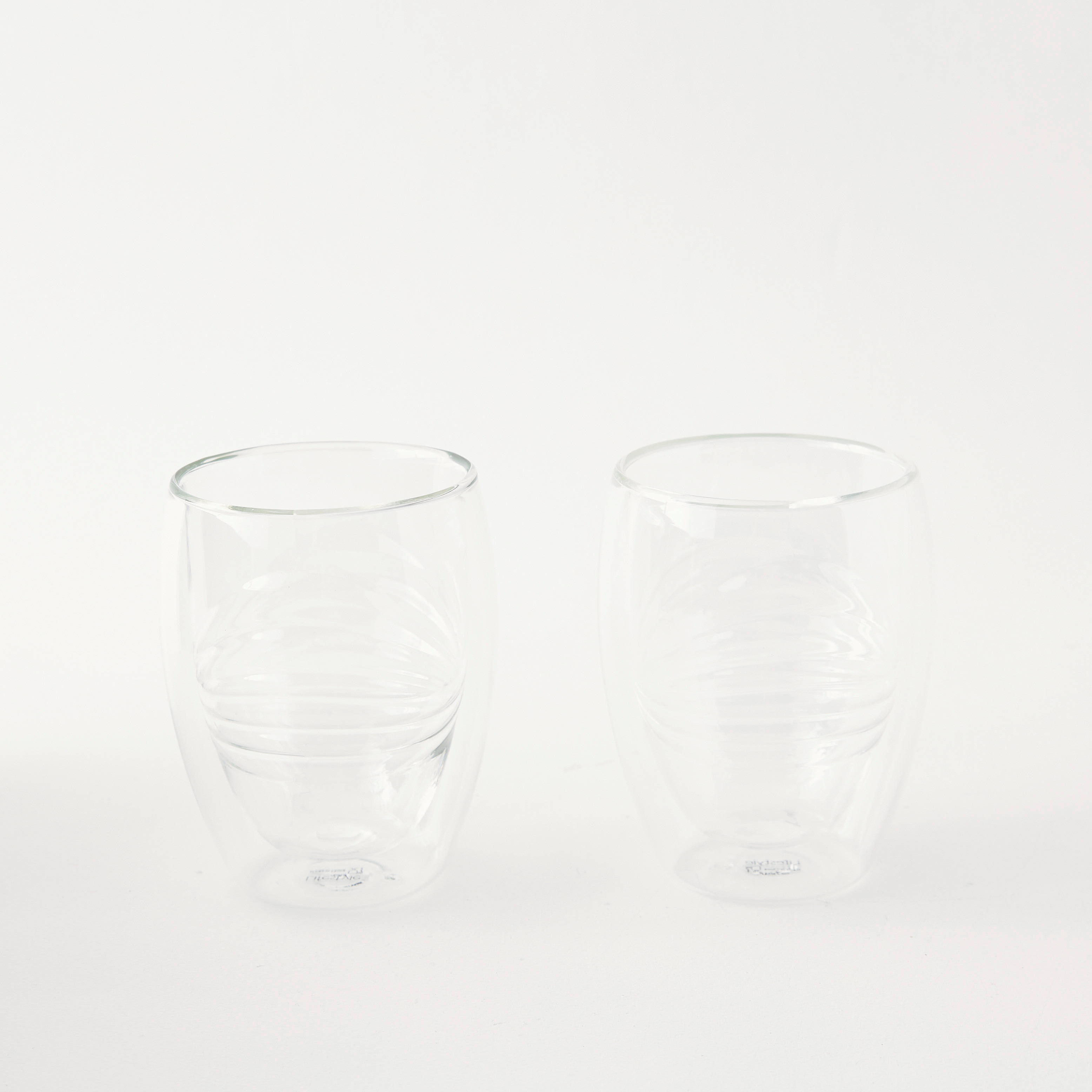 Transparent 2-Piece Double Wall Glass Set - 350 ml-household-dining-glassware-drinkingglasses-image-1