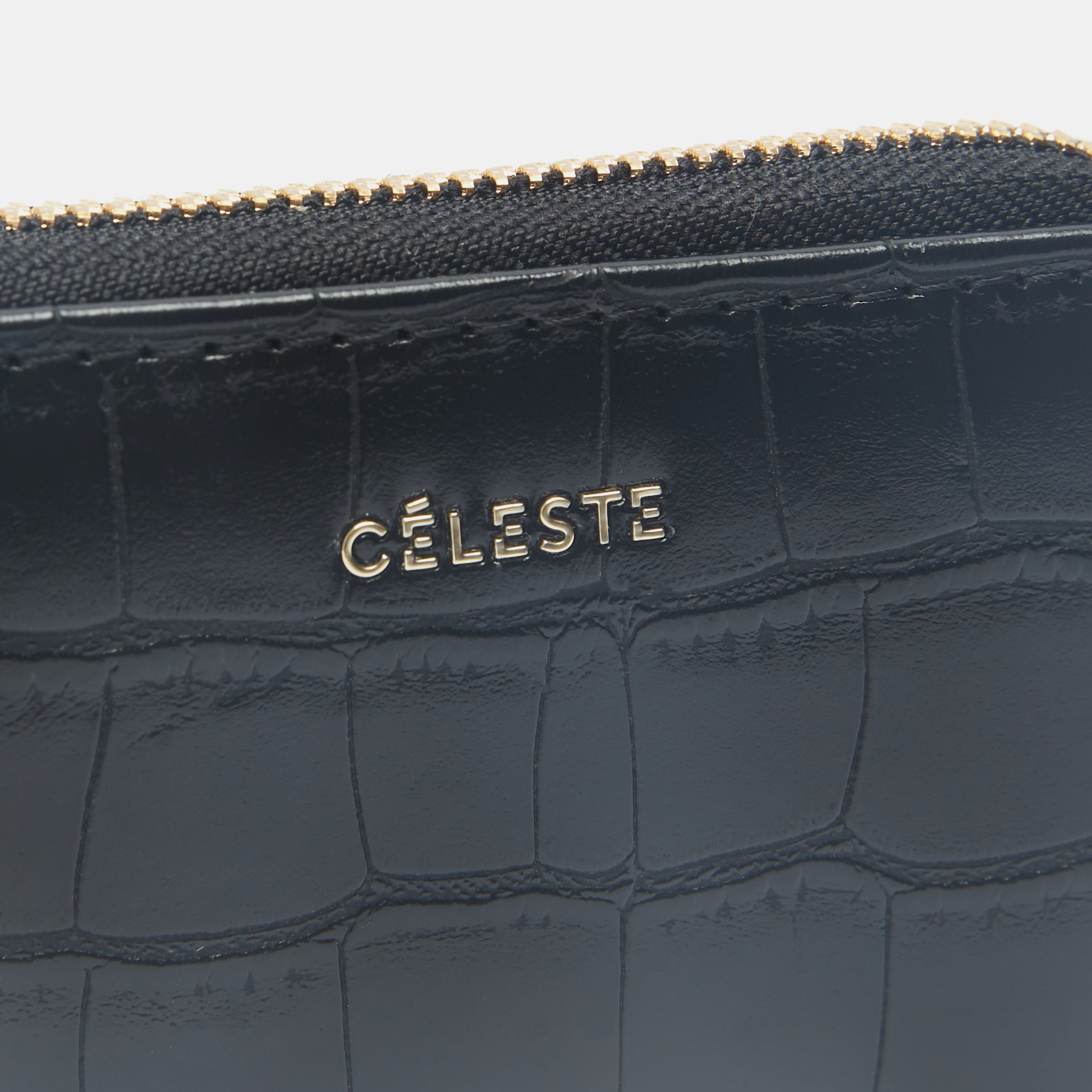 Celeste Animal Textured Mini Card Holder with Zip Closure-women-bagsandwallets-wallets-image-2
