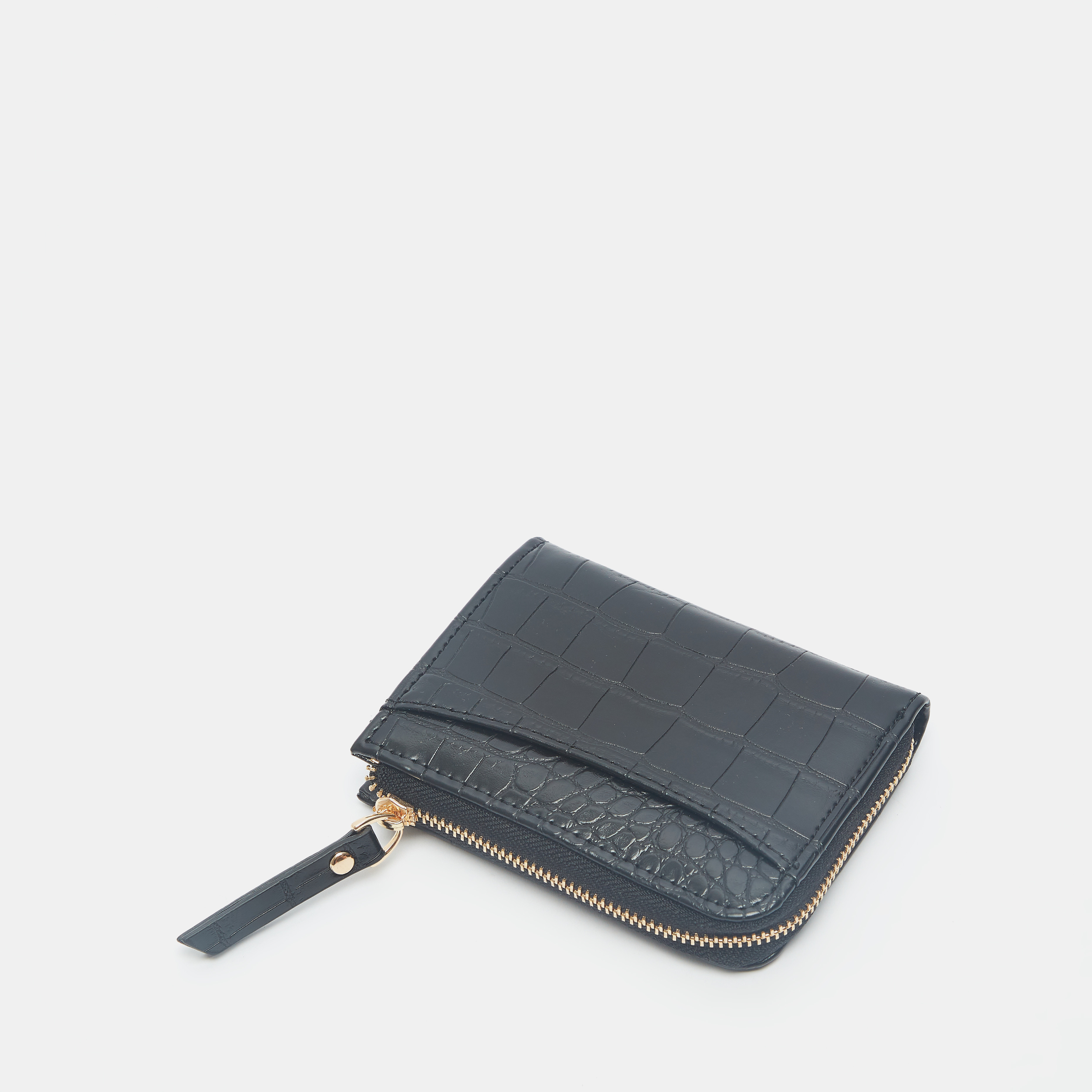 Celeste Animal Textured Mini Card Holder with Zip Closure-women-bagsandwallets-wallets-image-3