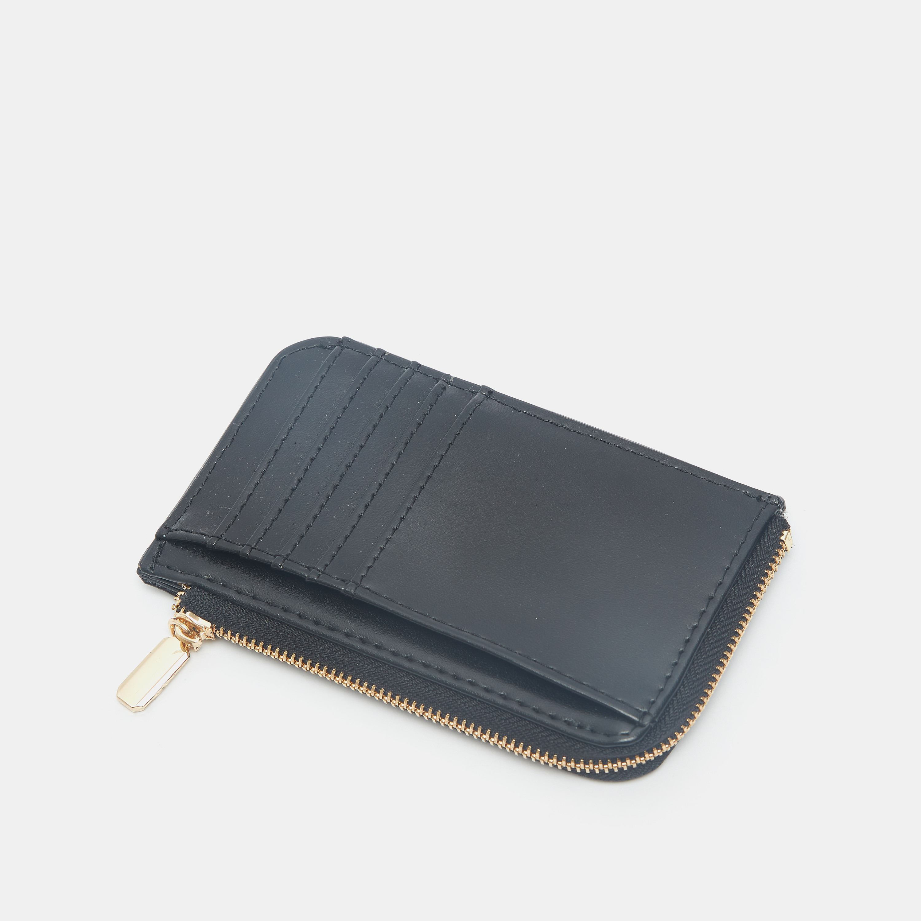Celeste Solid Card Holder with Zip Closure-women-bagsandwallets-wallets-image-2