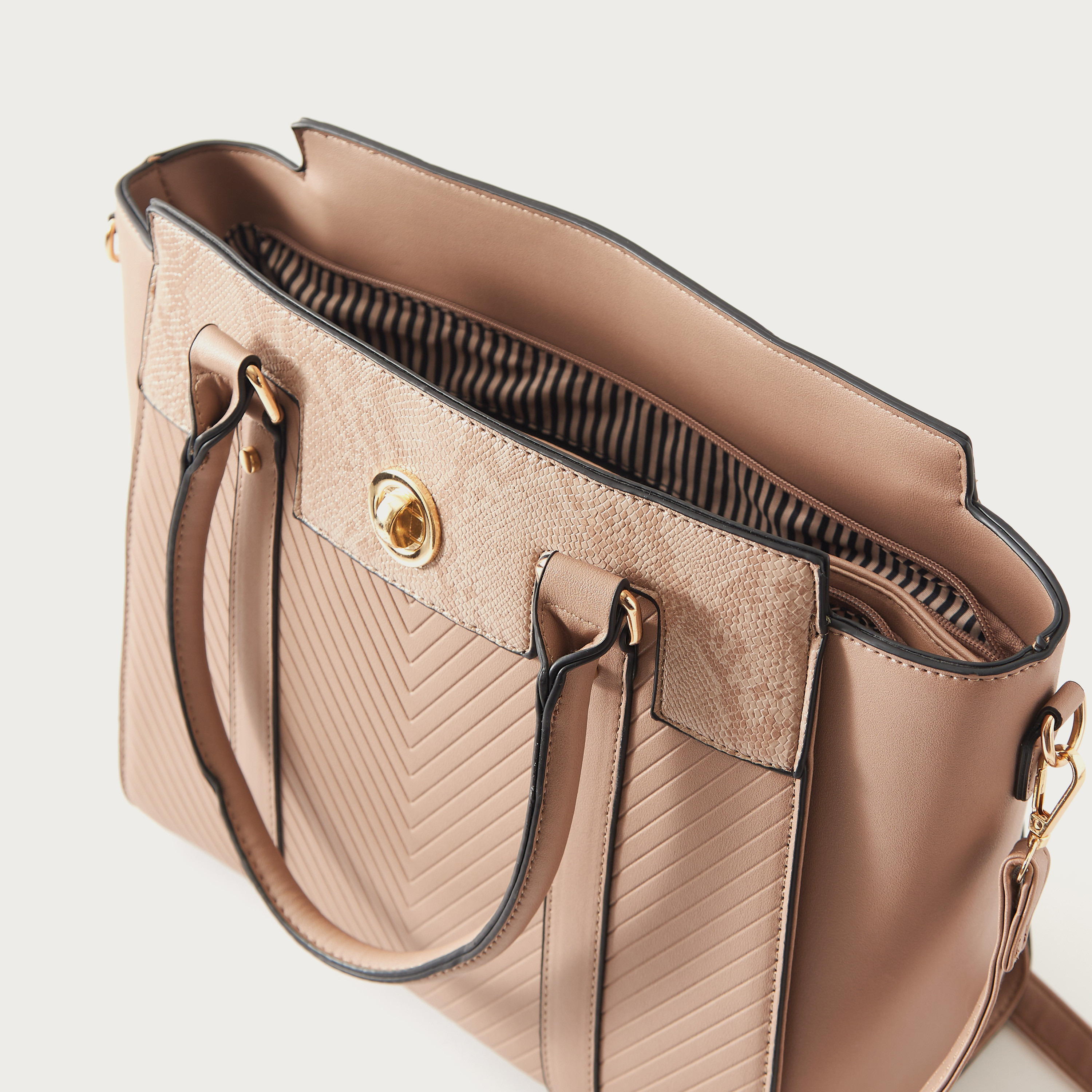 طقم شنطة توتي بطبعات ثعبان وشنطة كروس بودي ومحفظة 3 قطع من ساشا-women-bagsandwallets-handbags-image-7
