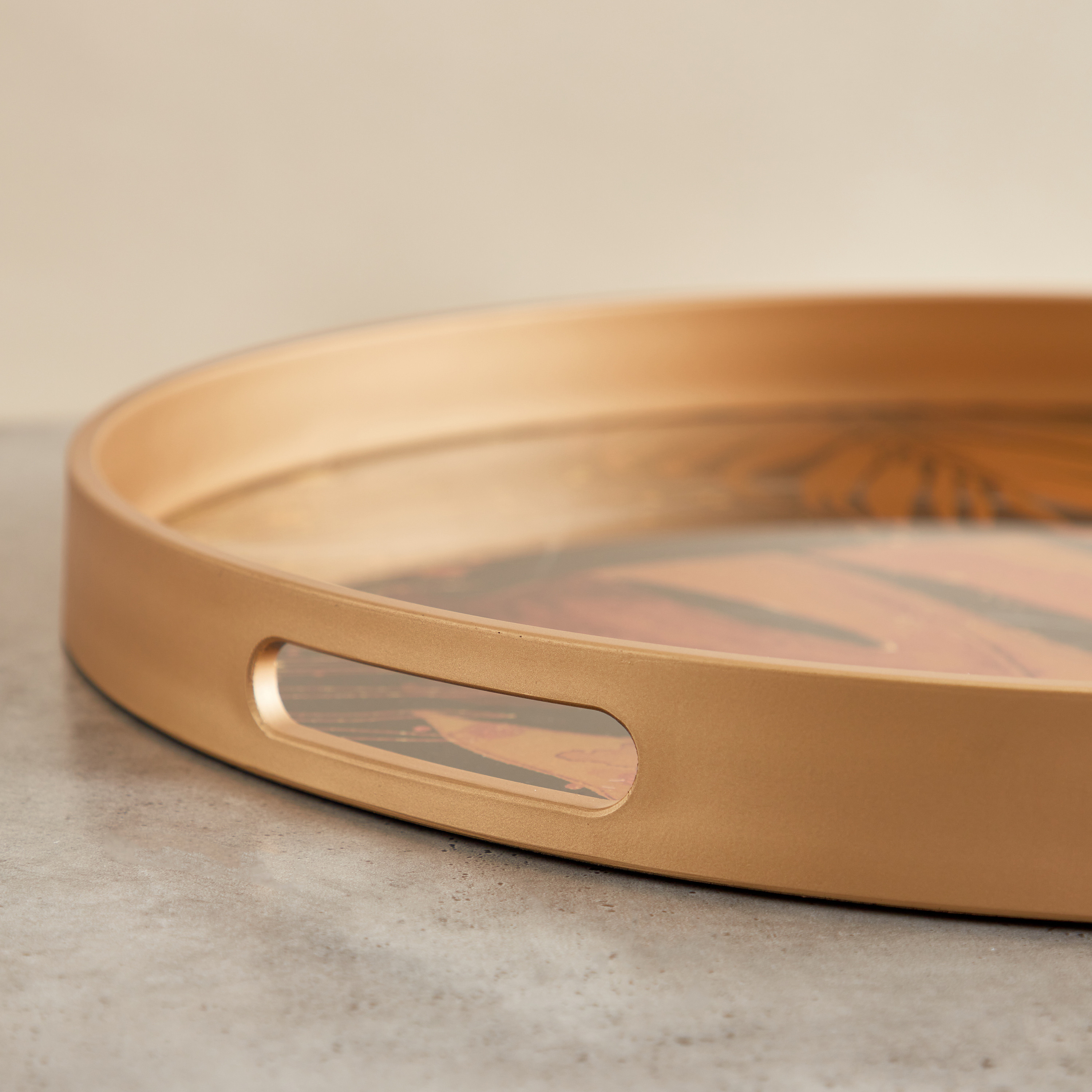 Urban Luxe Round Tray - 45 cms-household-dining-serveware-servingtrays-image-3