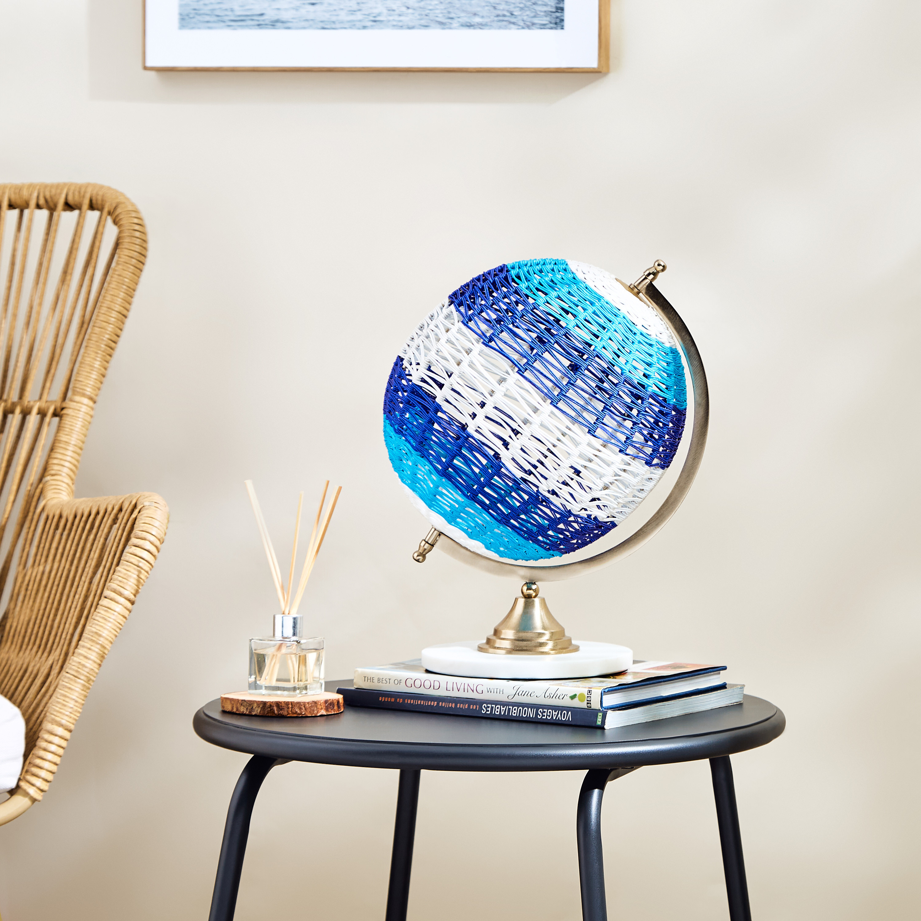 Natures Tribe Rope Weaving Globe-household-decor-decorativeobjectsandsculptures-image-1