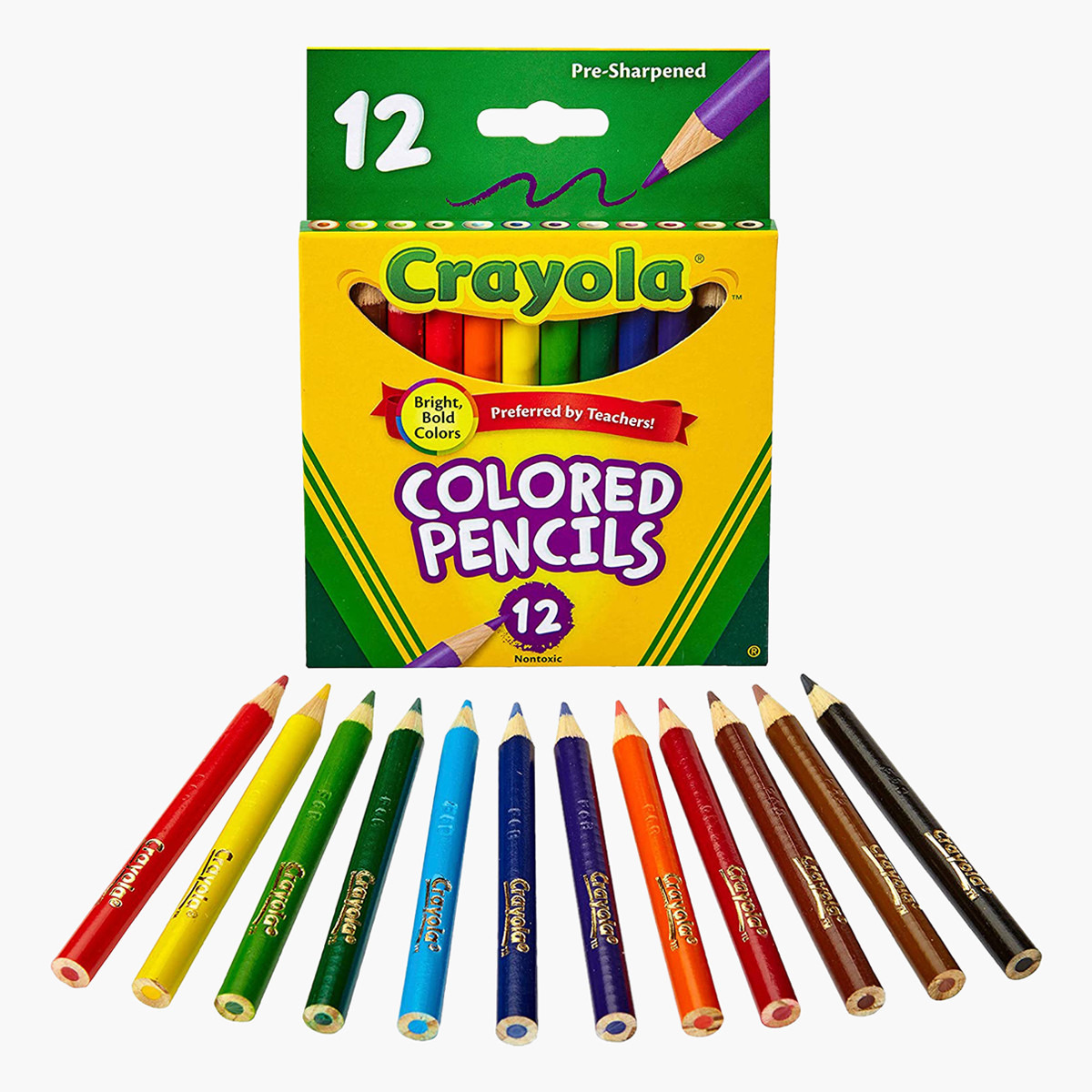 أقلام تلوين رصاص من كرايولا - 12 قطعة-school-stationery-pensandpencils-image-1