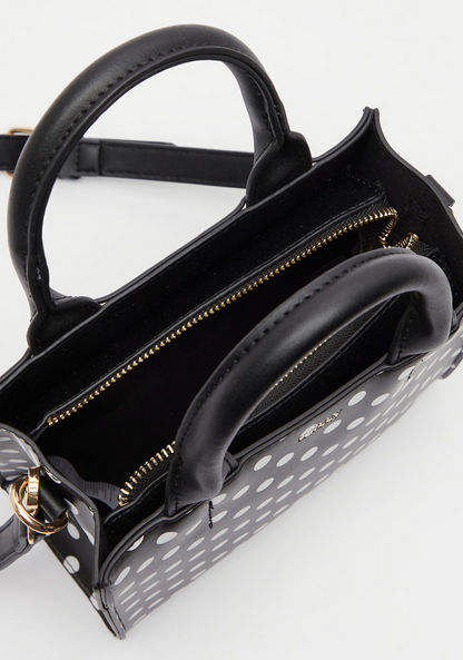 Missy Polka Dot Print Tote Bag-Women%27s Handbags-image-4