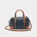 Celeste Solid Bowler Bag with Detachable Strap and Zip Closure-Women%27s Handbags-thumbnailMobile-5