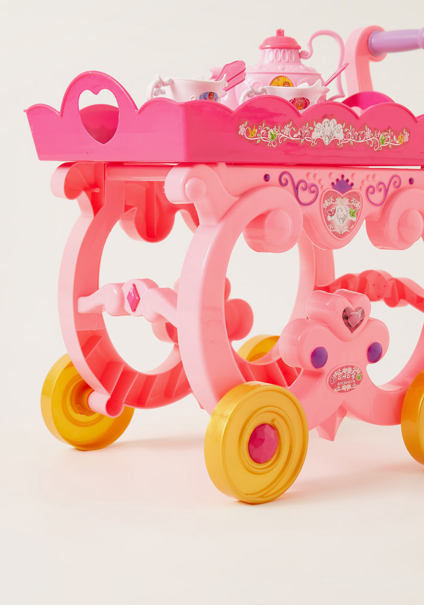 Nan Qi Toys Tea Cart Set-Role Play-image-3